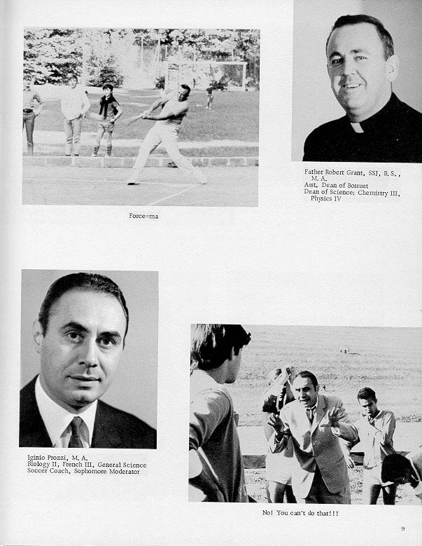 Villa Saint Jean International School  1970 Yearbook Le Chamois Faculty p9